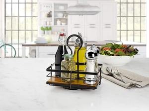 Porte-serviettes en bois de fer rustique fait à la main organisateur de Table carré pour les fêtes d'anniversaire approvisionnement en gros stocké caractéristique - Product Image 5