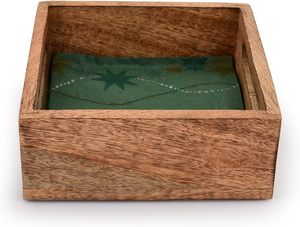 Home Accessories Wooden Napkin Holder With Cutout Handles for Napkin tissue kitchenware usage - Product Image 4