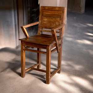 Handmade Old <b>Teak</b> Wood <b>Chair</b> Rustic Design Style - Product Image 2