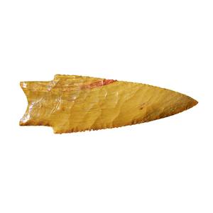 Pointe de flèche en jaspe jaune naturel, pierre naturelle, pierre précieuse, agate de guérison, pointes de flèche en cristal, guérison par le Reiki, grossiste en pointes de flèche - Product Image 4