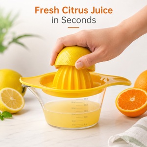 Plastic Manual Citrus Juicer Squeezer with Measuring Cup Vegetable <b>Tools</b> Dishwasher Safe Easy Clean <b>Kitchen</b> <b>Tool</b> - Product Image 6