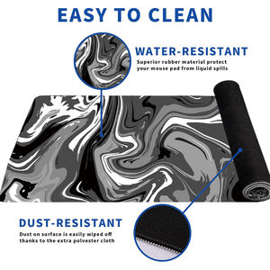 Tapis de souris en caoutchouc de qualité supérieure <span class=keywords><strong>avec</strong></span> logo personnalisé, texture abstraite, tapis de souris super grand pour <span class=keywords><strong>clavier</strong></span>, bureau, jeux - Product Image 2