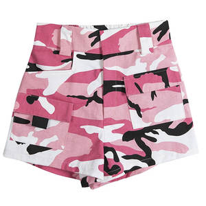 Pantalones cortos de mujer con estilo de alta calidad al por mayor nuevos pantalones cortos de mujer de diseño pantalones cortos de mujer de color sólido con su propio logotipo - Product Image 1