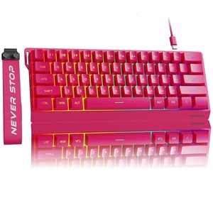 ขายดีมากบนกล่อง EWEADNing V68 คีย์แคป PBT สองสี RGB Backlit USB - Product Image 1