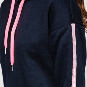 Sweat à capuche vierge Offre Spéciale surdimensionné de bonne qualité sweat-shirt à manches longues en polaire épaisse pour femmes de grande taille pour l'automne et l'hiver - Product Image 5