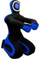 MMA Jiu Jitsu Brésilien Fait Main Lutte Grappling BJJ Dummy Noir, Judo Sac de Frappe Lancer Dummy pour Karaté, Boxe