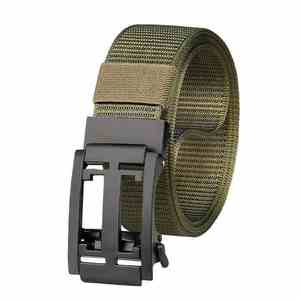 New Arrival Heavy Duty Nylon <b>Belt</b> For <b>Men</b> Adjustable Webbing <b>Belt</b> Strap With Metal Buckle - Product Image 5