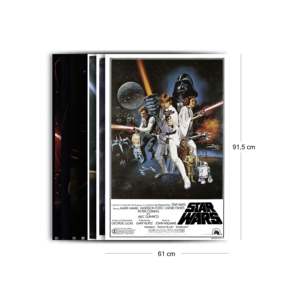 Star Wars <b>Poster</b> Set Part I-VII Durable Paper Wall Decor - Product Image 2