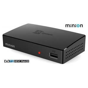 Decodificador Telesystem Smart Home Minion Negro 21005350 DVB-T2 Color Negro - Product Image 1