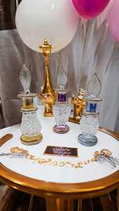 Surprenez et ravissez vos invités de mariage avec cette bouteille de parfum en verre faite à la main. En direct d'Egypte - Product Image 5