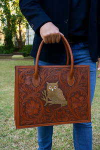 กระเป๋าหนังวัวผู้หญิงหรูหราทนทานมีสไตล์ปักลายได้เองกระเป๋าหนังแท้ดีไซน์แฟชั่นไม่ซ้ำใคร - Product Image 2