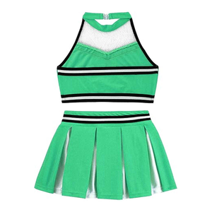 ชุดเชียร์ลีดเดอร์สีตามสั่ง กางเกงขาสั้นผู้หญิง โพลีเอสเตอร์ 100% พิมพ์ลายแบบซับลิเมชั่น สำหรับการแสดงเชียร์และเต้น - Product Image 4