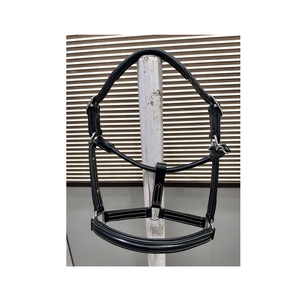 Halter elevado de cuero puro de alta calidad 100 por ciento para soporte de pierna de equitación DE LA India - Product Image 2