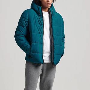 Chaqueta de Invierno Acolchada Unisex de Primera Calidad, Cómoda, con Capucha, Impermeable, Resistente al Viento, Cierre de Cremallera, 70% Plumón, OEM - Product Image 4