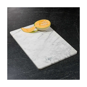 <span class=keywords><strong>Planche</strong></span> à découper <span class=keywords><strong>en</strong></span> <span class=keywords><strong>pierre</strong></span> naturelle marbre blanc - Product Image 3
