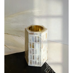 High Quality Creative Design Mother of Pearl Incense Burner Bakhoor MOP <b>Candle</b> Holder Incense Burner Arabic Oud Bakhoor Dukhoon - Product Image 2