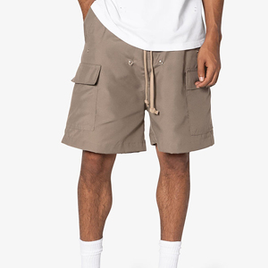 High Quality Custom Made Wear Lightweight Cargo <b>Shorts</b> <b>For</b> <b>Men</b> Plus Size Relaxed Fit Wide Leg Bottom <b>Long</b> Drawstrings <b>Shorts</b> - Product Image 2
