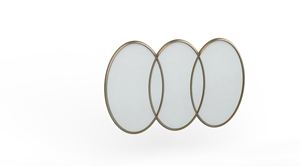 Espejo de aluminio fundido minimalista moderno para interiores decorativos que complementa los interiores más elegantes - Product Image 2