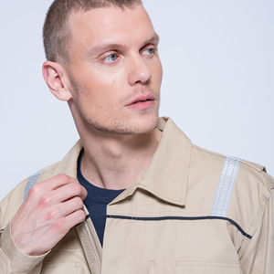 Combinaison haute visibilité, couleur vive, adaptée à un usage professionnel, combinaison haute visibilité, tissu confortable pour le travail quotidien - Product Image 6