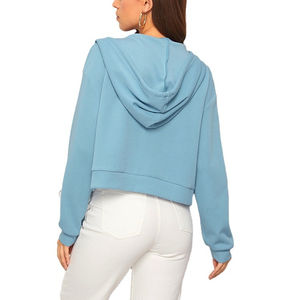 Sweat-shirt à capuche tendance pour femmes, léger, pull-over décontracté, vêtements de sport, manches longues, mode de rue, coupe confortable - Product Image 6