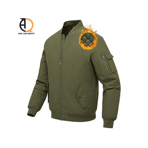 Veste Bomber pour Homme Veste Brodée Automne Hiver Col Montant Homme - Product Image 2