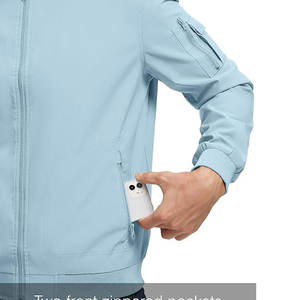 Chaqueta Bomber de béisbol con logotipo personalizado de fabricante de diseño superior, chaqueta universitaria Letterman, chaqueta Bomber de hombre bordada transpirable de alta calidad - Product Image 2