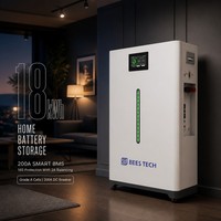 Batterie solaire résidentielle BEES TECH 18 kWh 51,2 V 360 Ah avec protocole RS485 / CAN pour autoconsommation solaire, stock Allemagne