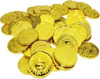 Pièces d'or de pirate Pièces de trésor pour jouer Favor Party Supplies Pirate Party Treasure Hunt Game and Party Favors