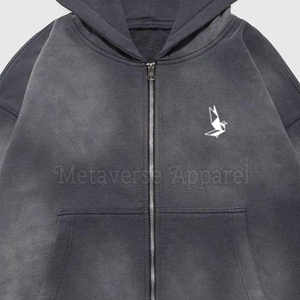 Survêtement personnalisé pour hommes, tenues coupe-vent en nylon, ensemble veste de sport, survêtement de jogging à demi fermeture éclair pour hommes - Product Image 3