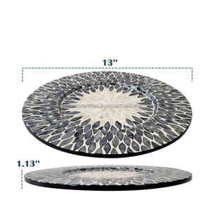 MADRE DE PERLA Redondo para CHARGER PLATE de WONDER OVERSEAS-Pedido mínimo 100 piezas - Product Image 2