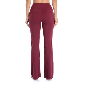 Women's <b>Pants</b> Solid Elegant Women's Bell Bottom <b>Pants</b> Palazzo <b>Lady</b> Flared Wide Leg <b>Pants</b> High Waist <b>Ladies</b> Career Sports - Product Image 5