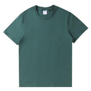 Venta al por mayor barato 20 colores cuello redondo manga corta liso en blanco hombres camiseta Unisex impresión LOGO publicidad camiseta para hombres - Product Image 3