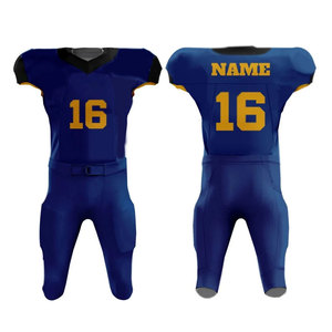 Ropa Deportiva Cómoda, Uniforme de Fútbol Americano de Manga Corta, Talla Grande, 100% Poliéster, Personalizable, MOQ Bajo, Logotipo Personalizado - Product Image 1