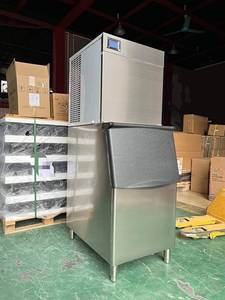 Máquina de Hielo en Cubos Comercial de Alta Calidad, 110 kg/24 h, Almacenamiento de 25 kg, 220 V, Máquina de Hielo Automática para Bar, Restaurante, Cocina - Product Image 5