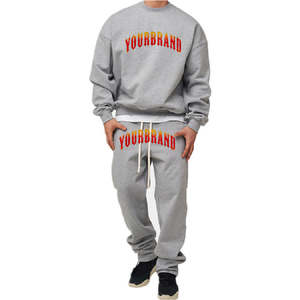 Venta al por mayor de chándales personalizados de alta calidad para hombre chaqueta y pantalones Jogger gimnasio conjuntos chándal Unisex impresión Logo chándal de los hombres - Product Image 6