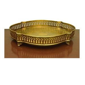 Bandeja para servir de aluminio y hierro de Metal de la mejor calidad para frutas, comida y platos dulces, acabado de alta calidad hecho a mano - Product Image 3