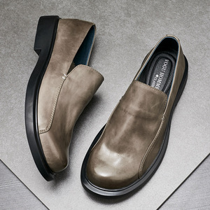 รองเท้าหนังผู้ชายแบบลำลองและเป็นทางการสำหรับธุรกิจ พื้นรองเท้านุ่มสบาย - เพิ่มเติมให้กับรองเท้าผู้ชาย - Product Image 1