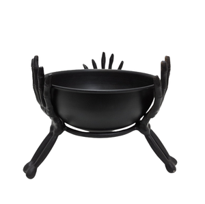 Tazón redondo decorativo de aluminio/hierro con soporte de color de latón diseño único para mesa y decoración del hogar hecho a mano personalizado - Product Image 3