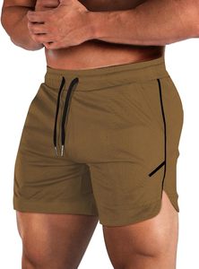 Short de fitness sportif à séchage rapide pour hommes évacuation de l'humidité respirant Anti-rides taille élastique Gym Wear prêt à expédier - Product Image 3