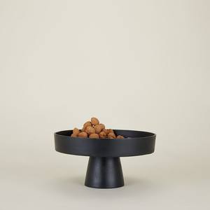 Elegante tazón de pedestal de mármol rojo, soporte de exhibición de resina decorativo moderno para el hogar y el centro de mesa de fiesta, lo último - Product Image 4