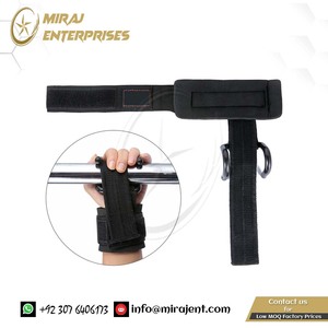 Pull-Up Support Gym Fitness Équipement Train drop shipping Haltérophilie Crochets Sangles Rembourré Poignet Poignées Pour Powerlifting - Product Image 4