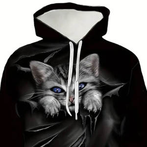 Factory Direct Sale Best Quality Basics Cotton <b>Blended</b> Screen Print Hoodies Men Collection Customized Screen Printed hoodies - Product Image 6