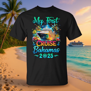 Maglietta '2025 Crociera in Famiglia verso le Bahamas - La Mia Prima Crociera' - Product Image 3