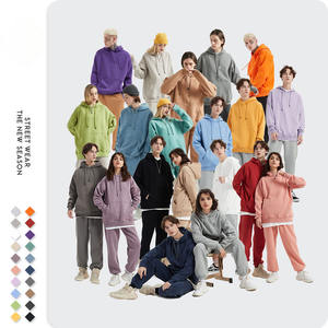 Personalizado 330 Gsm 100% Tela de algodón Sudaderas con capucha para hombre Personalizar en blanco Casual Sudadera con capucha de gran tamaño Impresión Bordado Puff Logo para Unisex - Product Image 2