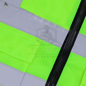 เสื้อกั๊กนิรภัยคุณภาพสูงแบบกันน้ำ ANSI Class 1 สั่งทำได้ตามต้องการ ขายดีที่สุด พร้อมไฟ LED แสดงโลโก้ สีสันสดใส ผลิตจากผ้าฝ้าย/โพลีเอสเตอร์ สวมใส่สบาย - Product Image 6