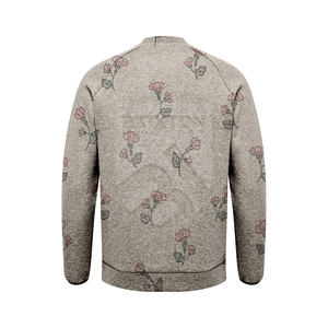 Sudadera con capucha de cuello redondo personalizada transpirable para mujer, suéter de invierno informal transpirable, sudadera frontal anticontracción, bordado con estampado de pantalla - Product Image 2