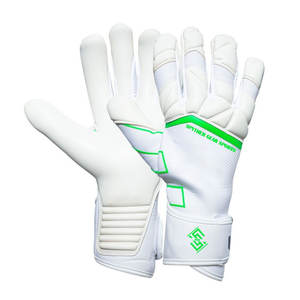 Gants de gardien de but pour hommes de haute qualité, nouveau design, fermeture à boucle et crochet antidérapante, contrôle de la préhension, paume en latex ventilée, confort du poignet - Product Image 1