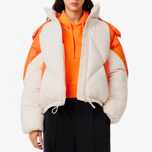 Veste matelassée à capuche unisexe personnalisée 2026 imperméable coupe-vent écologique avec rembourrage en polyester/coton - Product Image 3