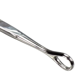 Pince manuelle en acier inoxydable à trou unique pour piercing cutané, outil professionnel pour ancre dermique, forceps réutilisable léger - Product Image 5