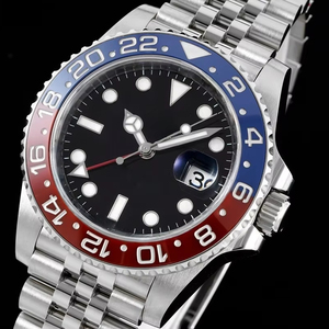 Los relojes de lujo de alta gama presentan movimientos con bisel rojo y azul. - Product Image 1